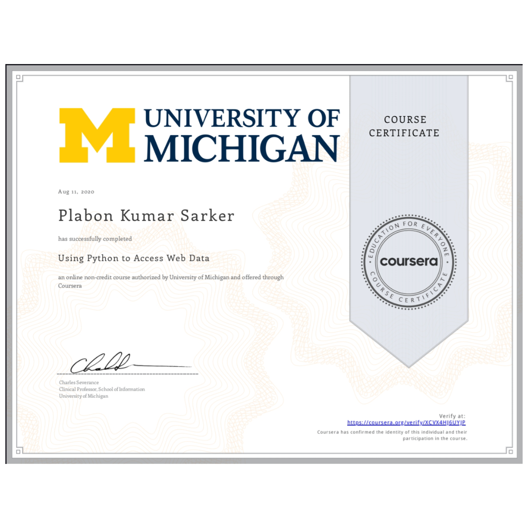Python Web Data