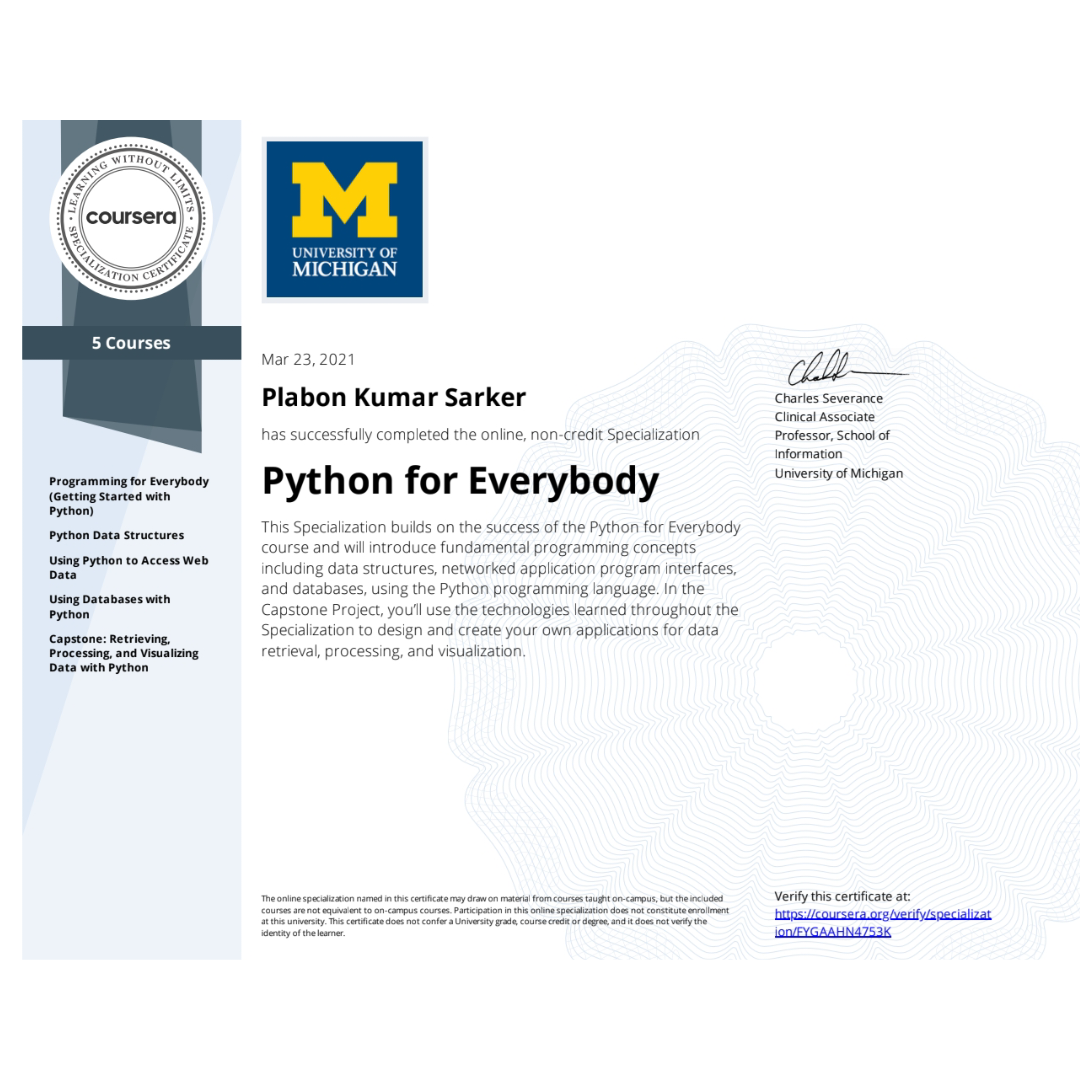 Python for Everybody